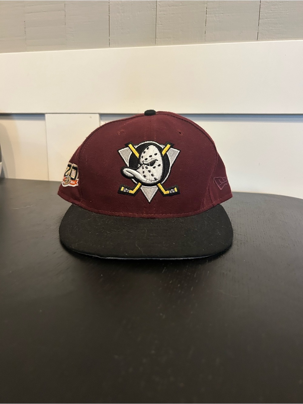 Vintage Mighty Ducks NHL New Era 59fifty Fitted Hat 7 5/8